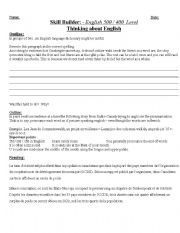 English Worksheet: English Pronunication for Francophones