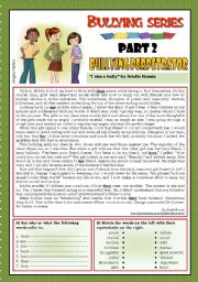 English Worksheet: Bullying series - Part 2 - Bullying perpetrator