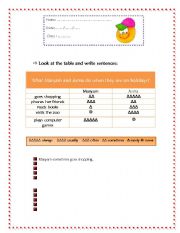 English Worksheet: Frequency Adverbs 