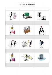 English Worksheet: Life In Pictures