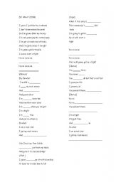 English Worksheet: so what- pink song