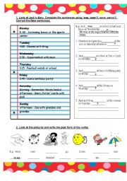 English Worksheet: Past Simple