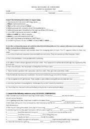 English Worksheet: Relative pronouns / sentences