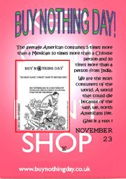 buy nothing day thesis