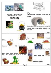 Drimlin the dragon. A tale of a dragon who loved gold.