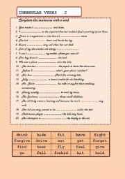 IRREGULAR VERBS 2