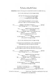 English worksheet: Happy Ending-Avril Lavigne