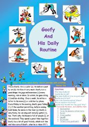 Goofy and his daily routine