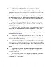 English Worksheet: Reading comprehension 