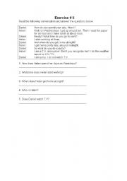 English worksheet: Occupations...Exercises #5 and #6