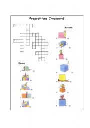 PREPOSITIONS CROSSWORD