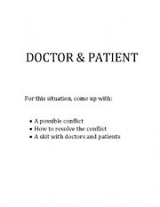 English Worksheet: verbal situations