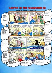 English Worksheet: CASPER IN WANDERER #8