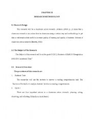 English worksheet: chapter 3