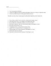 English Worksheet: Grammar