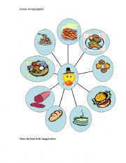 English worksheet: Food 