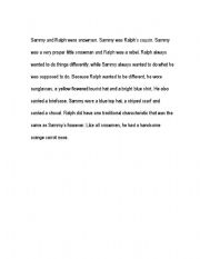 English Worksheet: punctuation