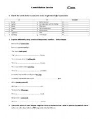 The generation gap (9th form worksheet)