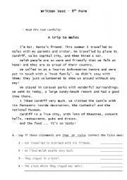 English Worksheet: travel agency