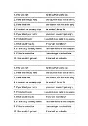 English Worksheet: II Conditional
