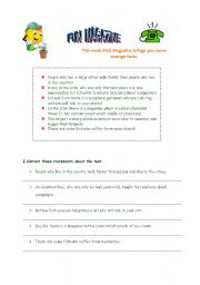 English Worksheet: Who and Which practise worksheet