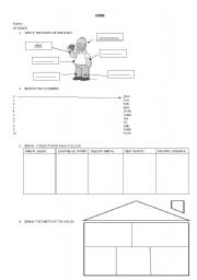 English worksheet: tests for beginners