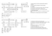 English Worksheet: Half a crossword - Human qualities