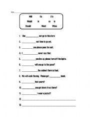 English Worksheet: Confusing Words!