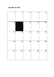 English Worksheet: instructions