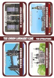 English Worksheet: The London Landmarks game - Part 6 - Top attractions