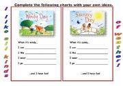 English Worksheet: The weather