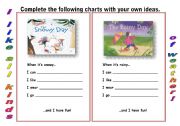 English Worksheet: The Weather (2nd card set)