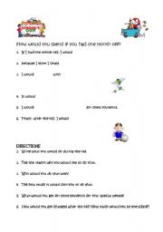 English Worksheet: 