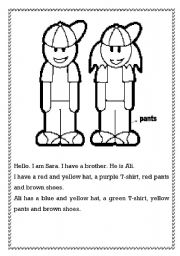 English Worksheet: colors