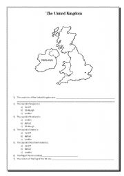 English Worksheet: The United Kingdom