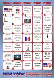 New York Board Game