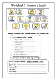 English Worksheet: FAMILY  AND  ADJECTIVES