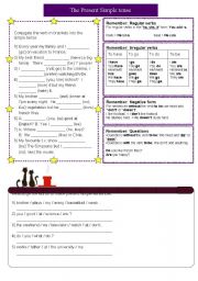 English Worksheet: Present simple practice