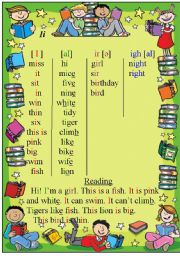 English Worksheet: Learn to read Ii