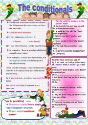 English Worksheet: The conditionals
