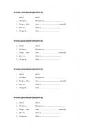 English Worksheet: introduce yourself