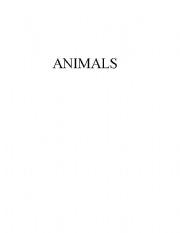 English worksheet: ANIMALS