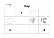English worksheet: Bingo for kids