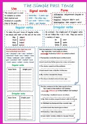 English Worksheet: The simple past