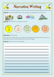 English Worksheet: Narrative Writing