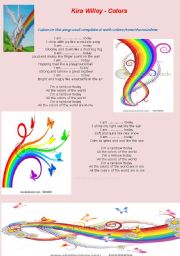 English Worksheet: COLORS