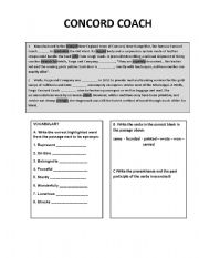 English worksheet: Reading/Writing activity 