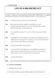 English worksheet: during - for  /past tense