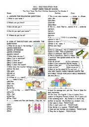 English Worksheet: TEST FOR BEGINNERS 2