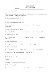 English Worksheet: 